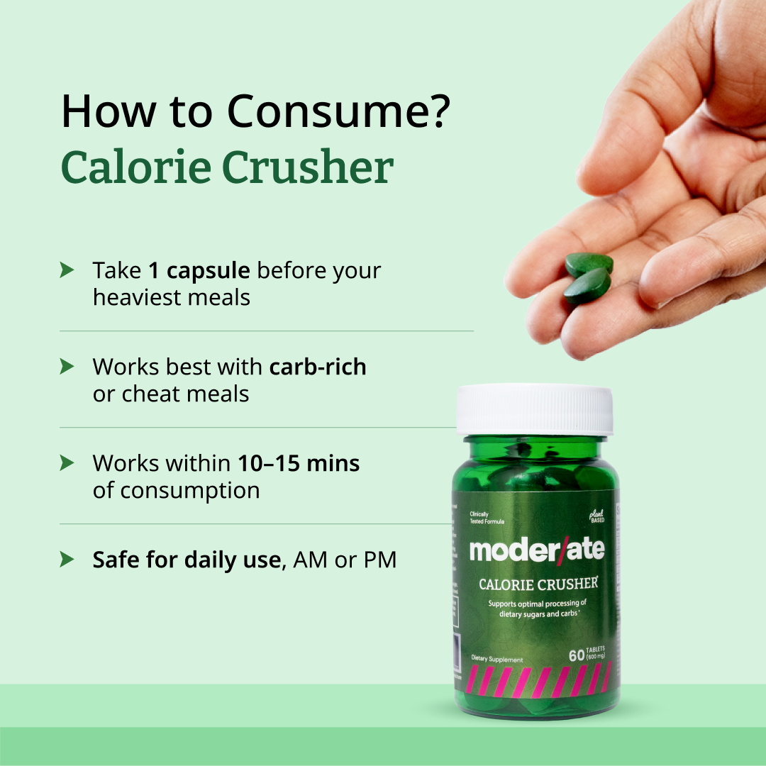 Calorie Crusher – Reduce Carbs & Sugars, Control Cravings & Feel Lighter Naturally
